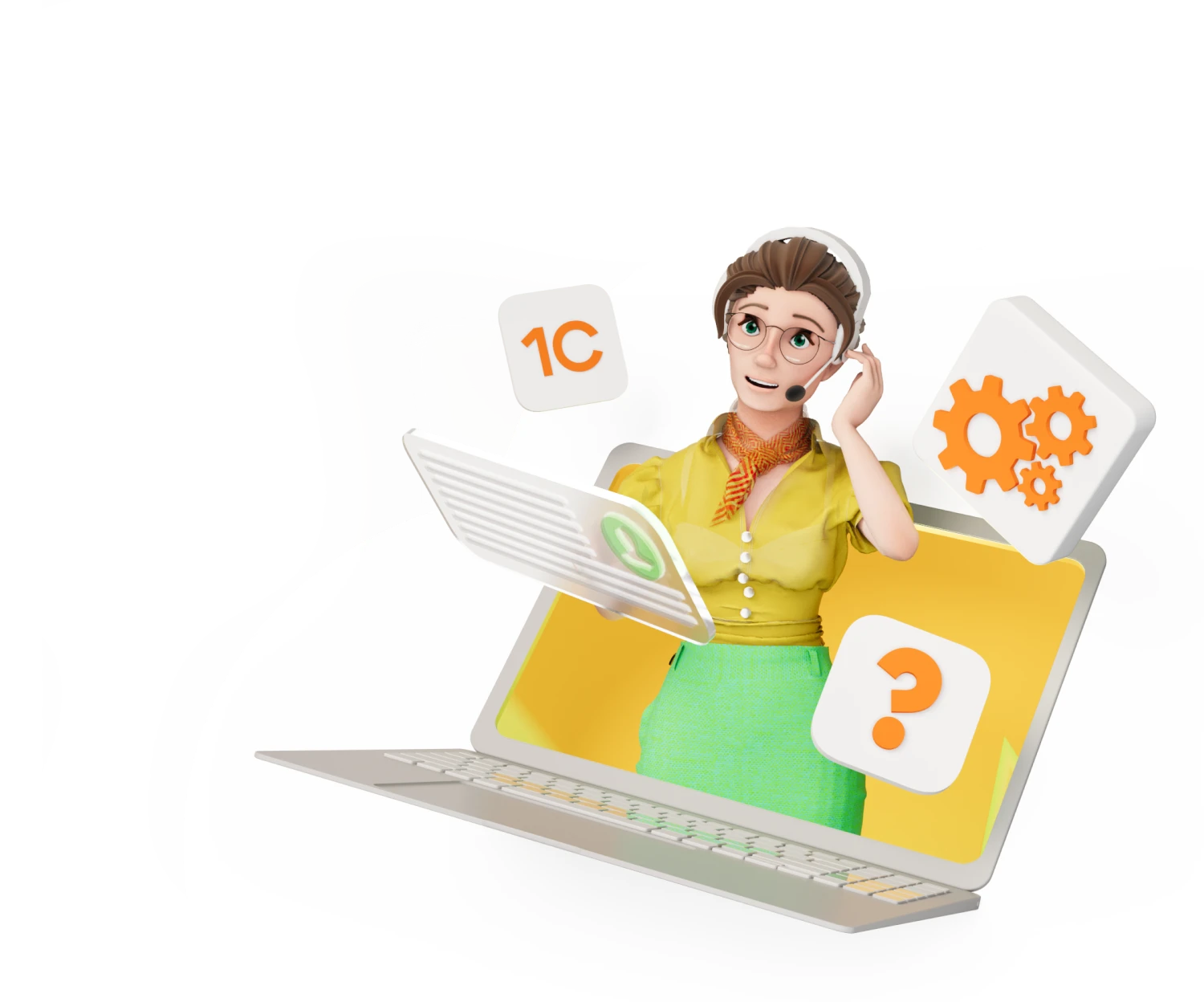 Корректировка долга в 1С от Scloud