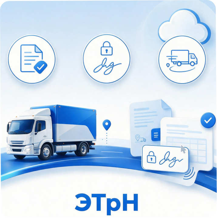Как заполнить электронную транспортную накладную (ЭТрН) в 1С в 2026 году