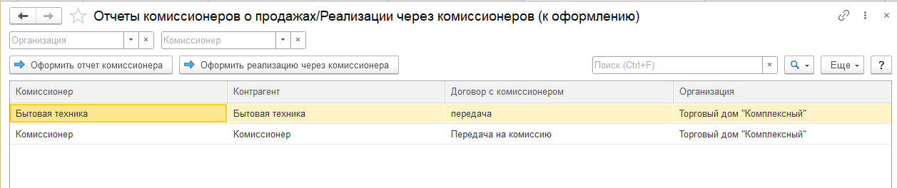 Комиссионные продажи