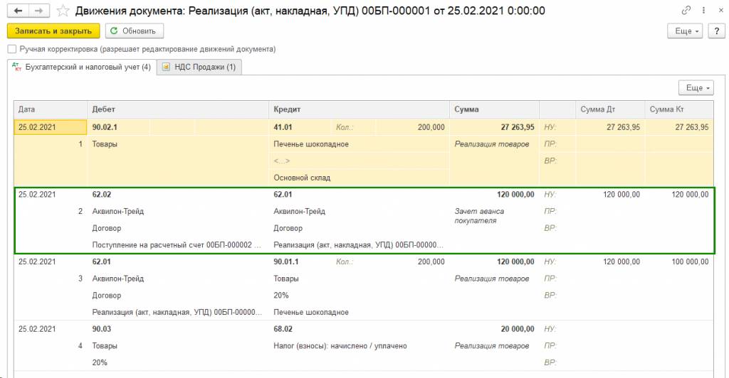 движение-реализации