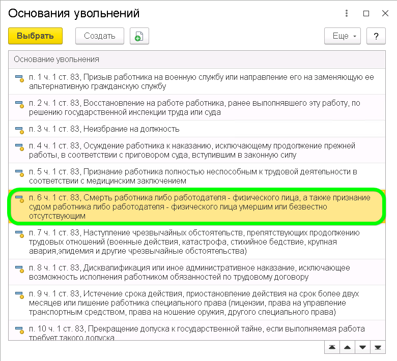 Выплата родственникам в связи со смертью сотрудника