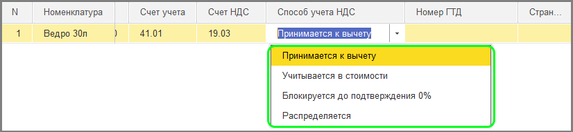 Способ учета НДС Способ учета НДС