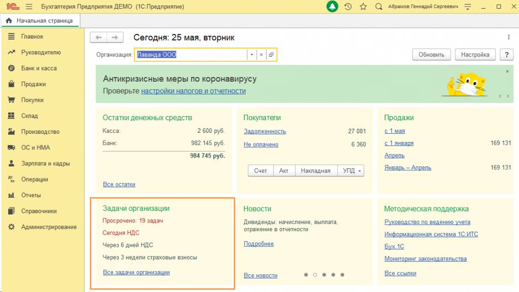 задачи-организации-на-началной-странице