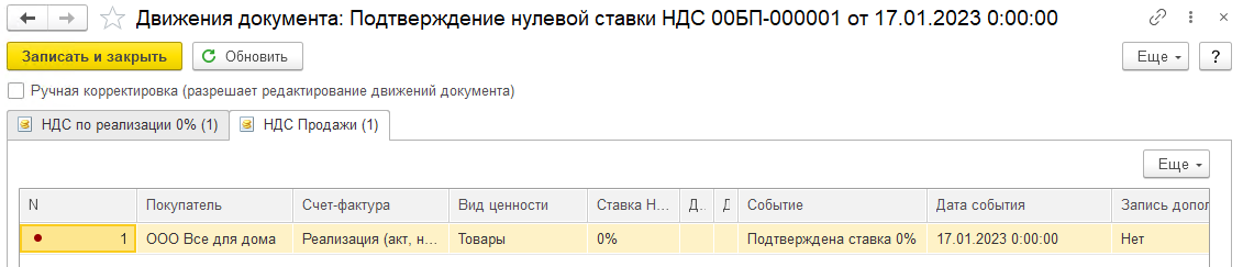 Экспорт несырьевых товаров.Подтверждение 0% НДС